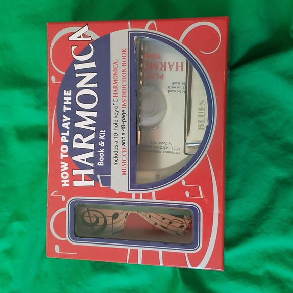 Mud Puddle Inc. Other How To Play The Harmonica Book Kit Cd With